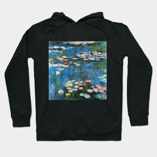 Waterlilies by Claude Monet Hoodie by MasterpieceCafe